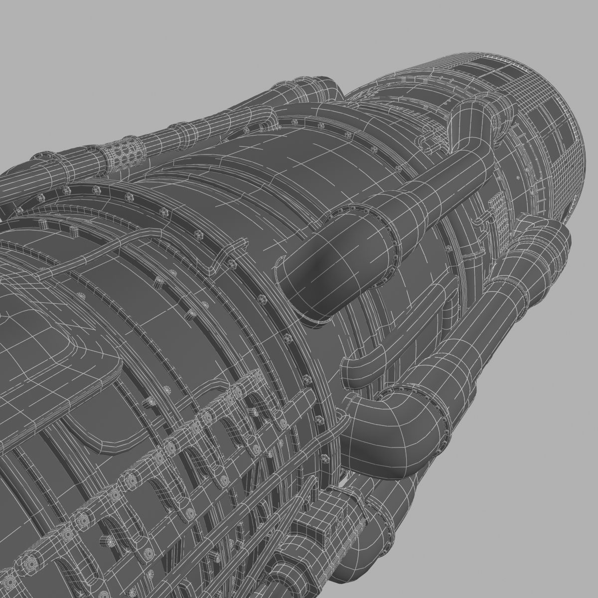 Aircraft Engine 3D model_13