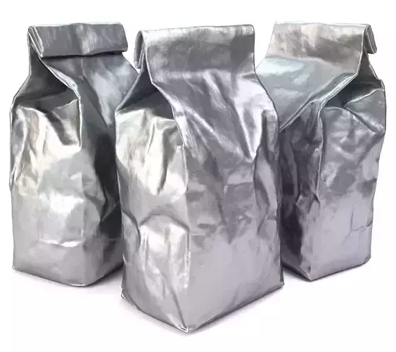 Foil Food Packaging - PBR Game-Ready 3D model