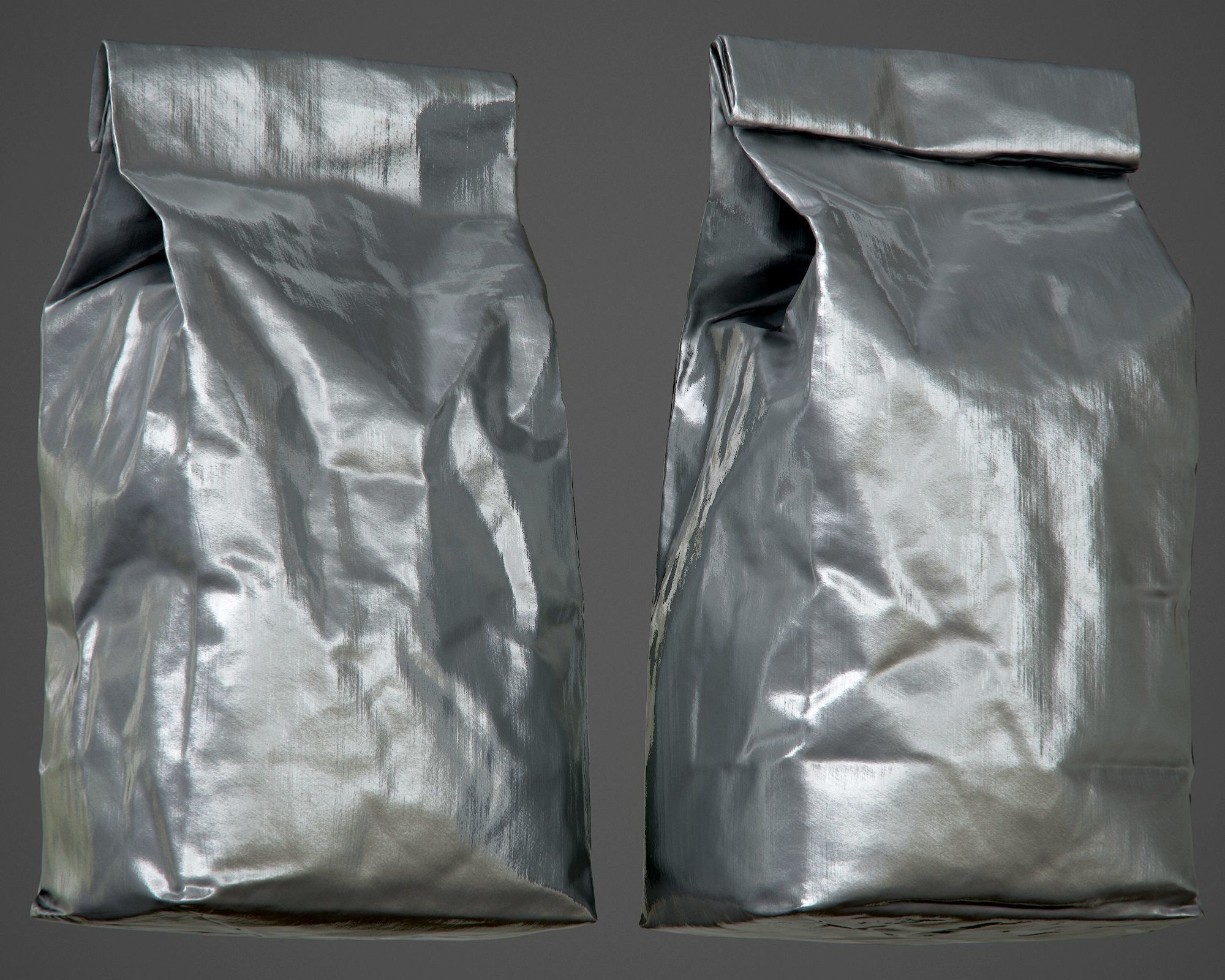 Foil Food Packaging - PBR Game-Ready 3D model_10