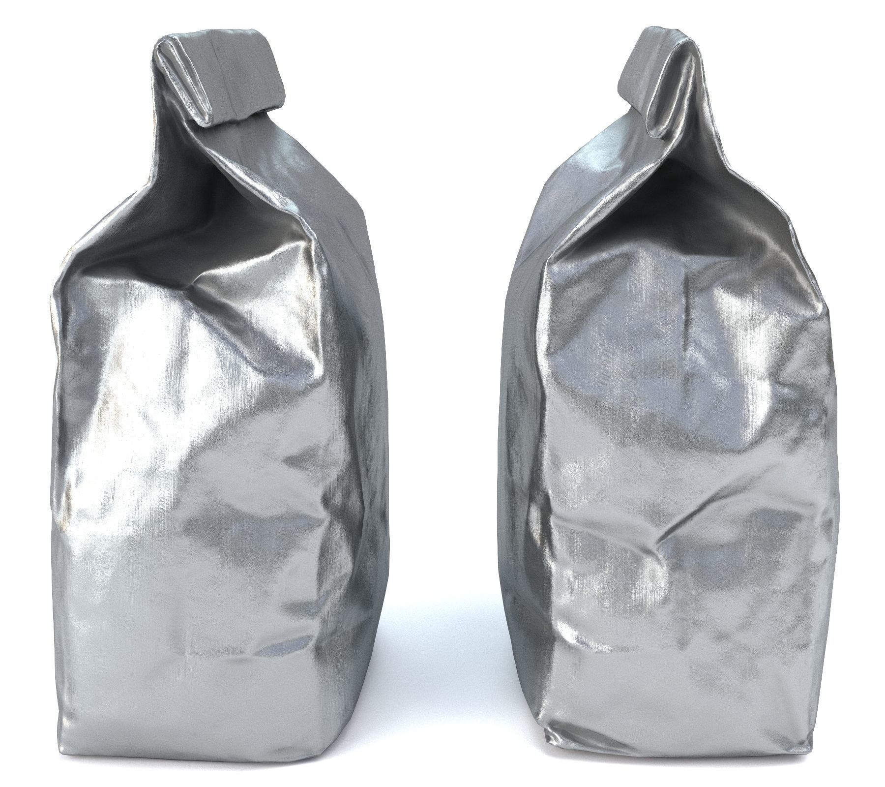 Foil Food Packaging - PBR Game-Ready 3D model_4