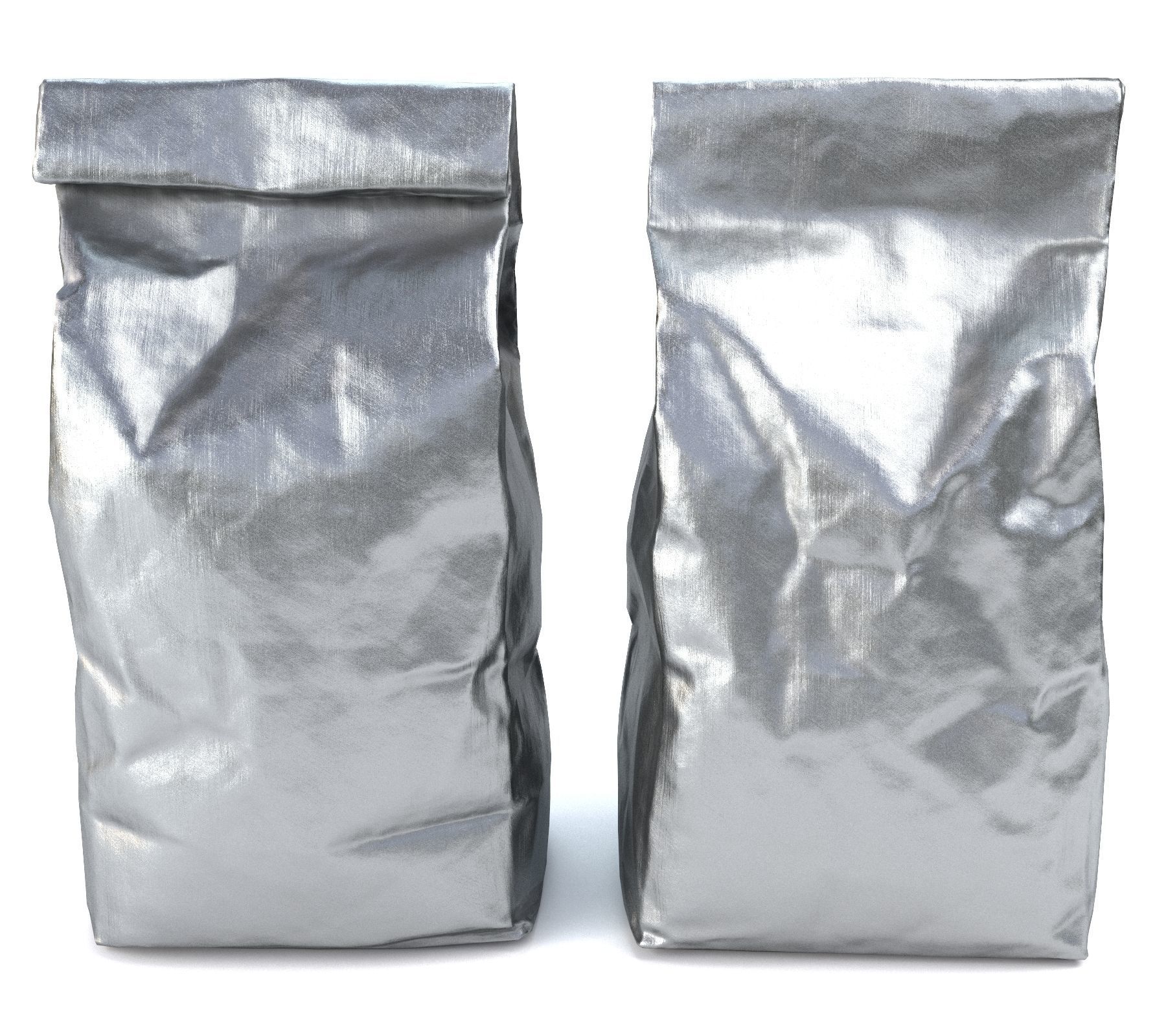 Foil Food Packaging - PBR Game-Ready 3D model_3