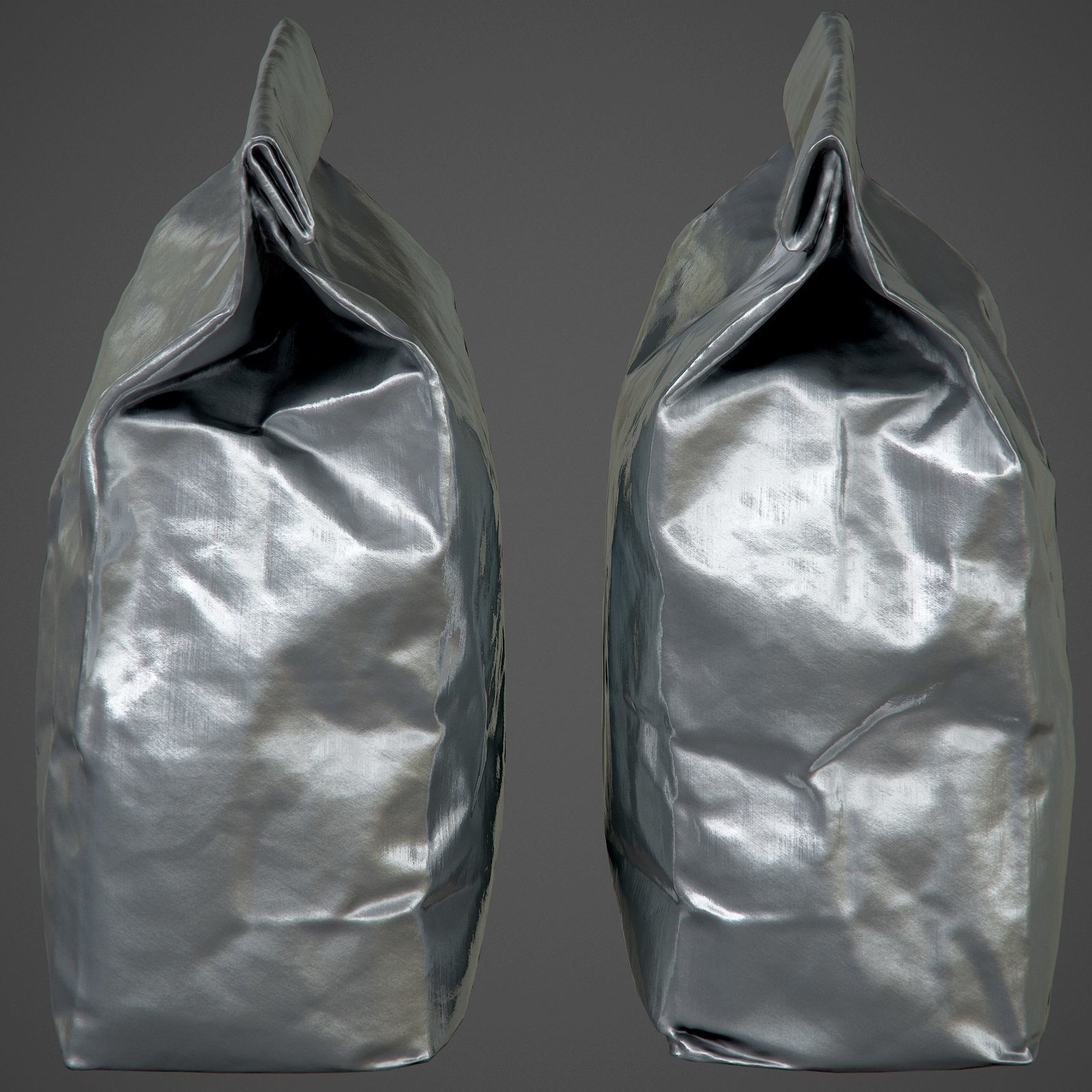 Foil Food Packaging - PBR Game-Ready 3D model_8