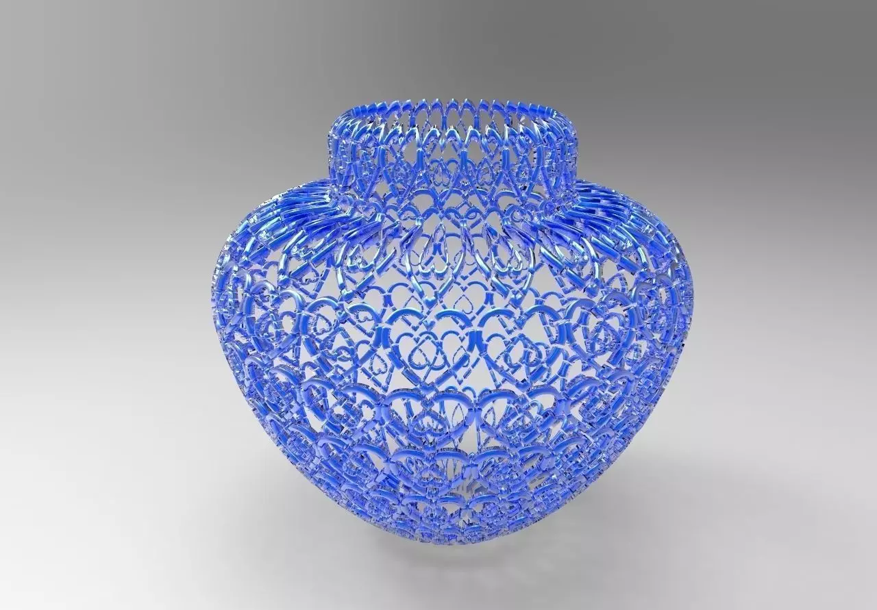 Valentine Flower vase 3D model