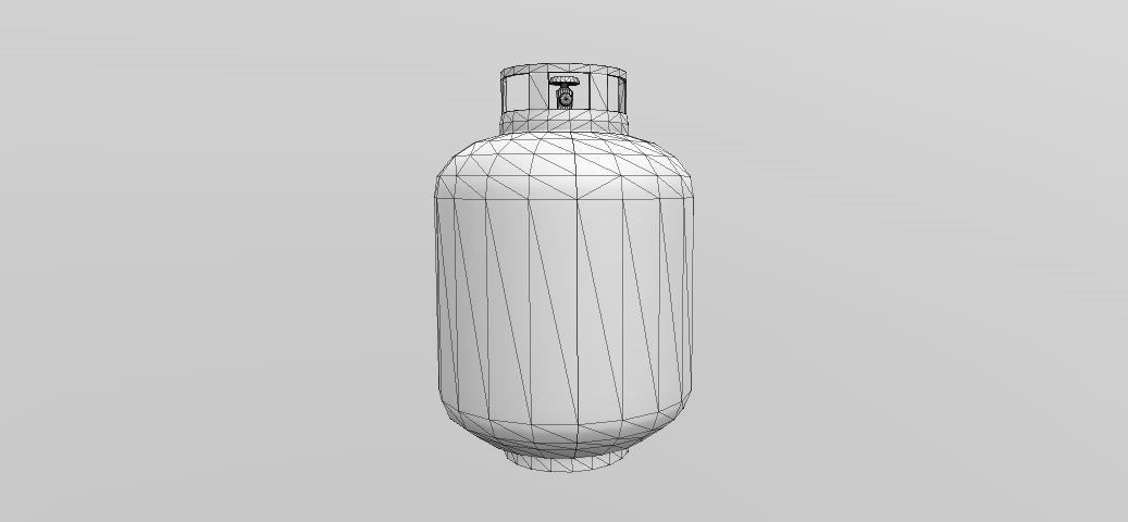 GAS TUBE GAME READY Low-poly 3D model_7