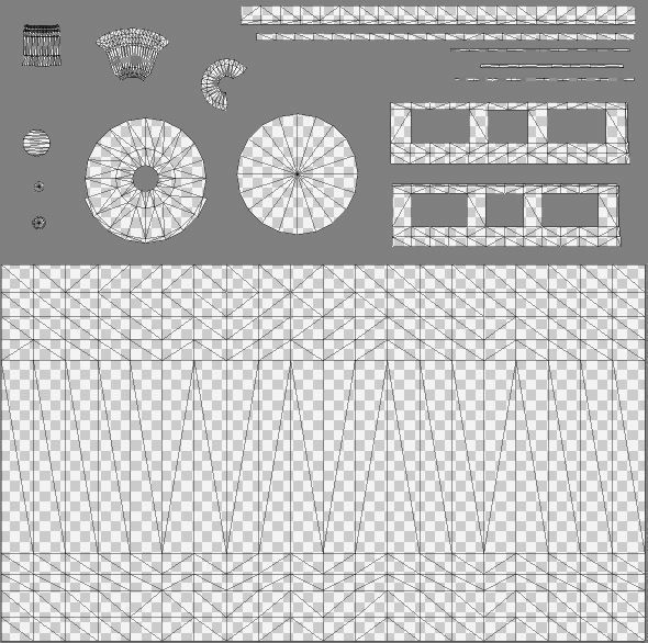 GAS TUBE GAME READY Low-poly 3D model_8