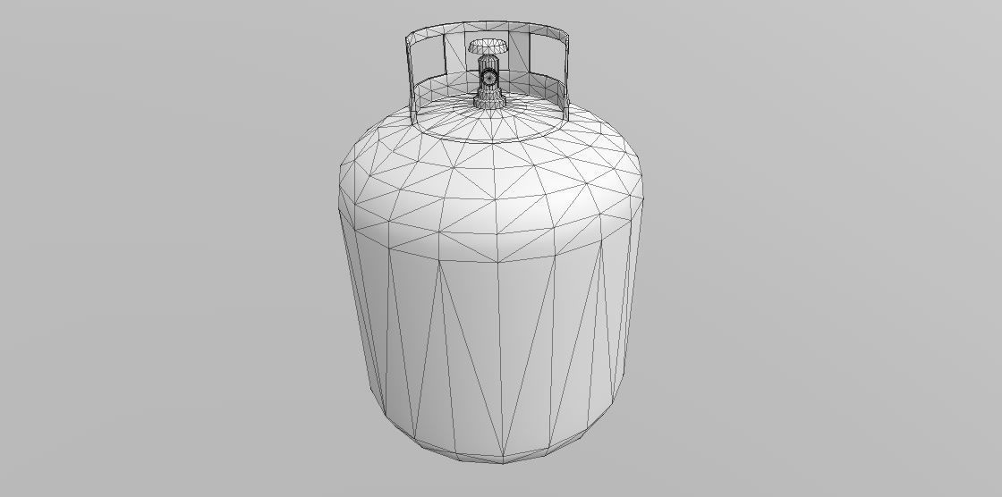 GAS TUBE GAME READY Low-poly 3D model_6