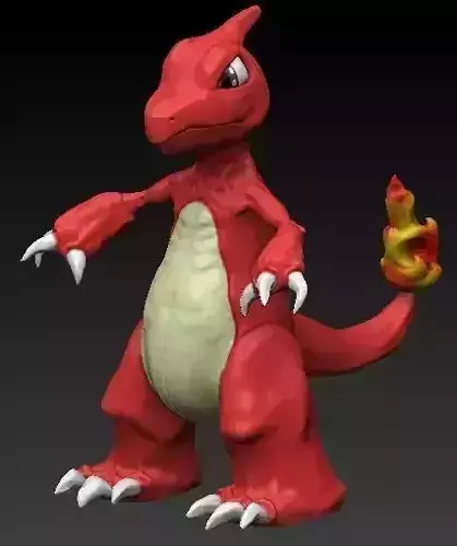 Charmeleon pokemon anime 3D print model