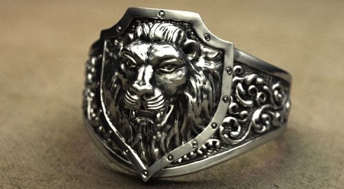 Ring Leon Shield 3D print model