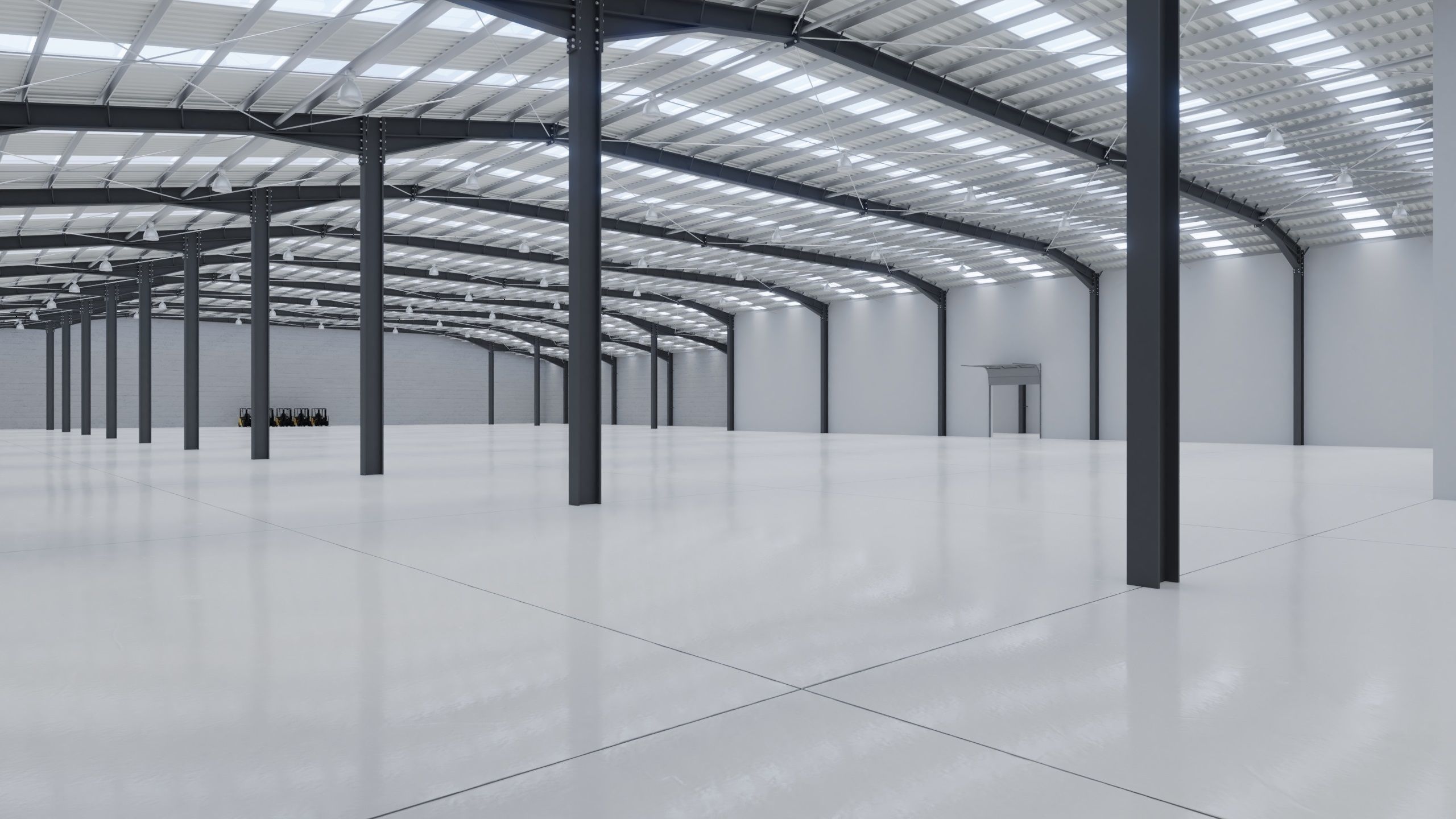 Industrial Warehouse Interior 10 Low-poly 3D model_6