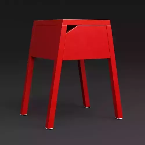 - Selje Bedside Table 3D model