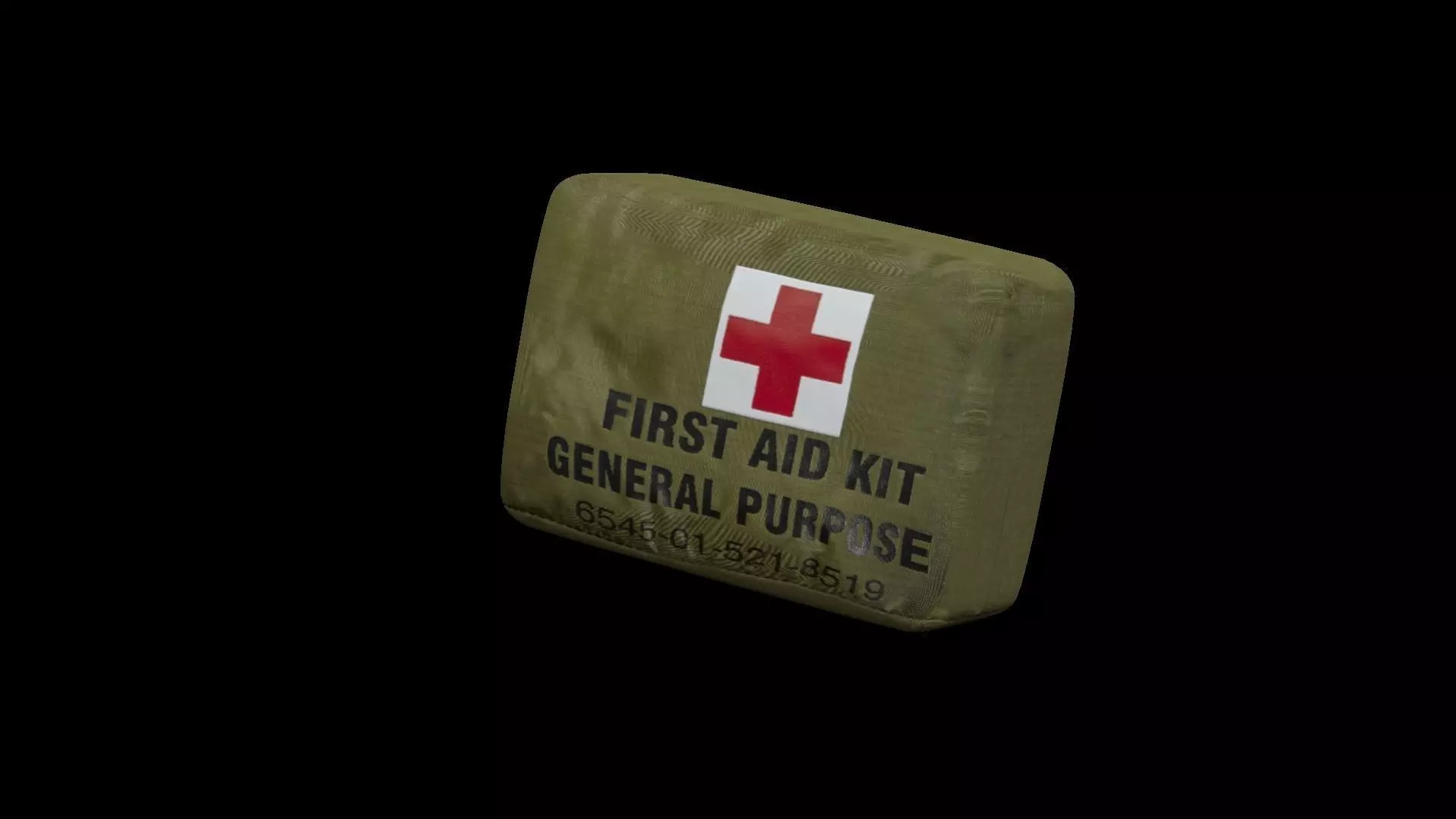 First Aid Kit Low-poly 3D model_0