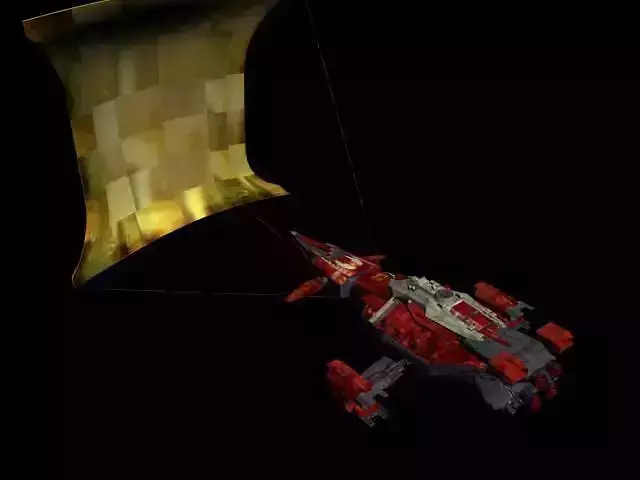 Sail space ship marunes D-502