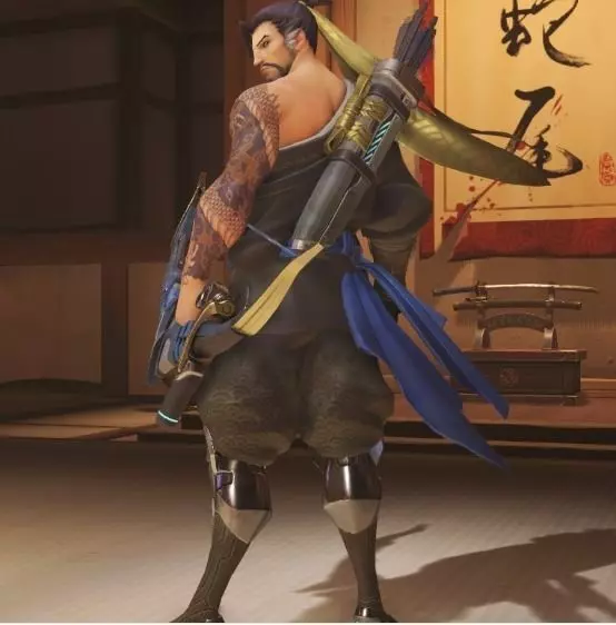 Hanzo Quiver Overwatch 3D print model_0