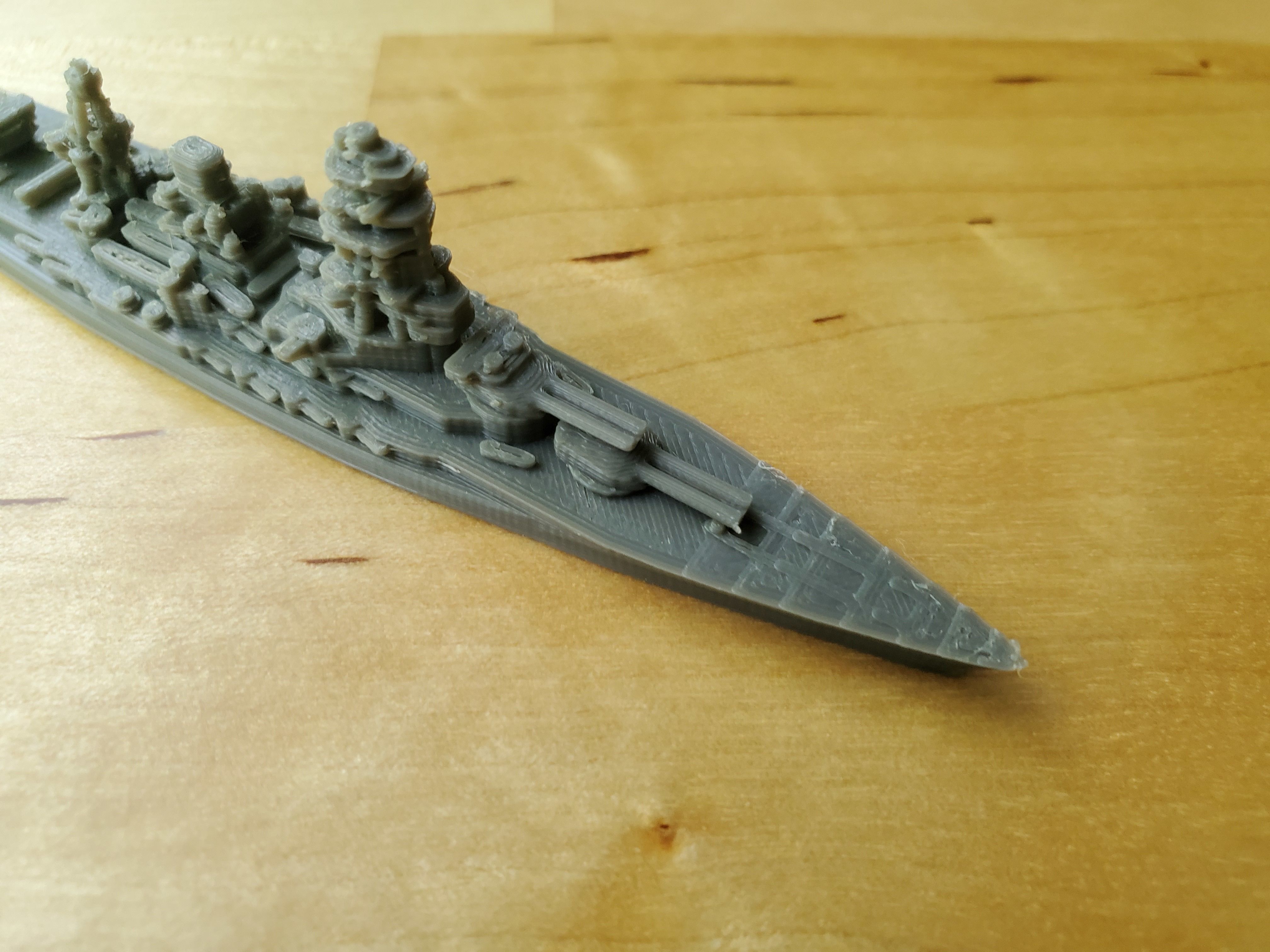 Japanese Nagato Class Battleship 3D print model_11