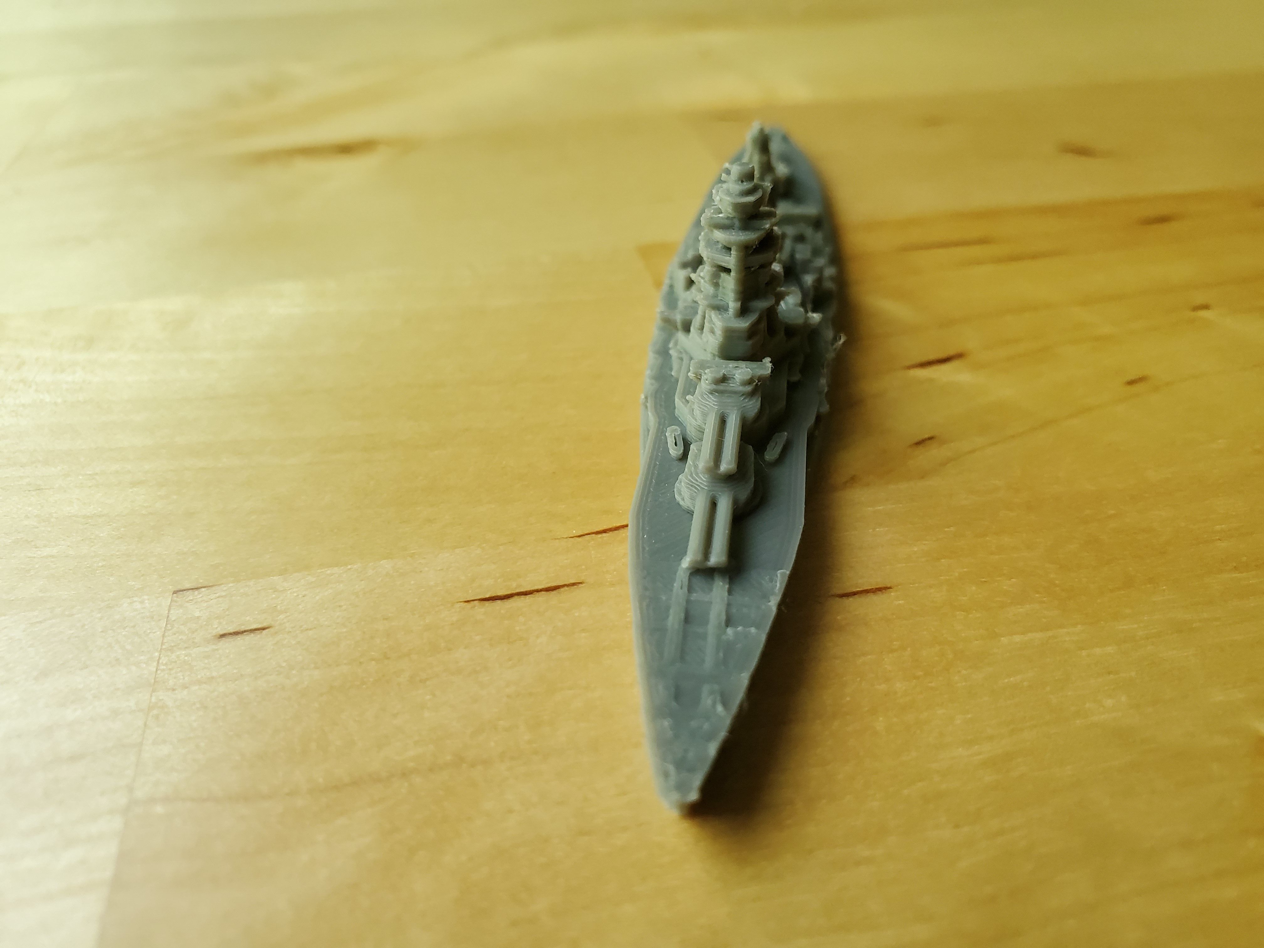 Japanese Nagato Class Battleship 3D print model_7