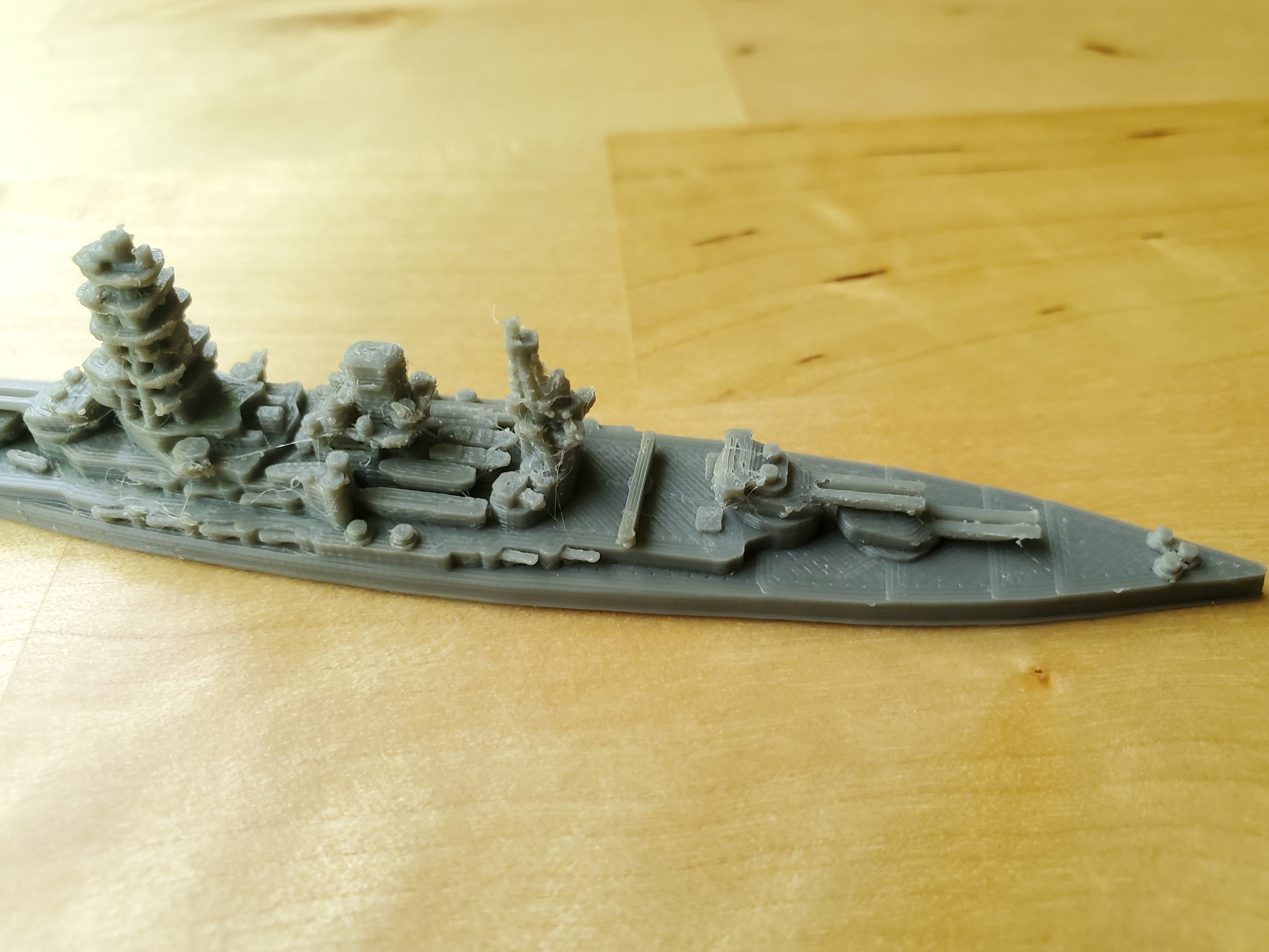 Japanese Nagato Class Battleship 3D print model_5