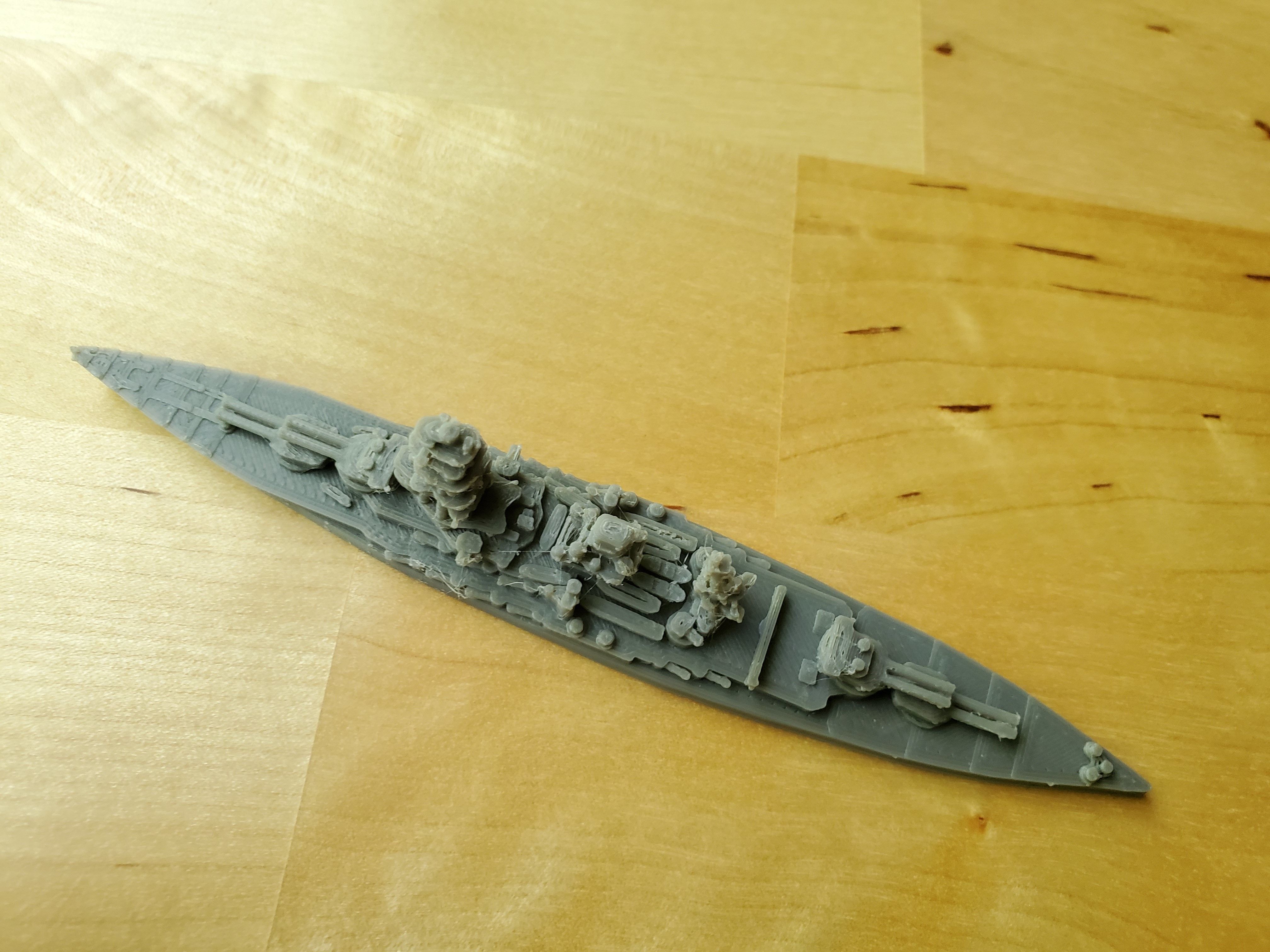 Japanese Nagato Class Battleship 3D print model_6