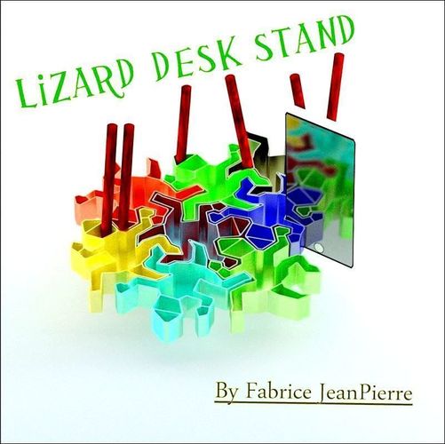 LIZARD DESK STAND 3D print model