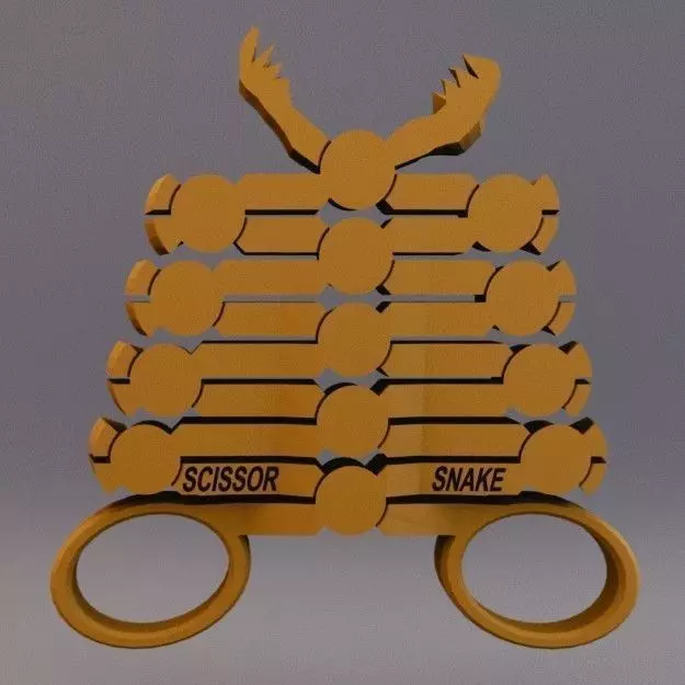The Scissor Snake 3D print model_0