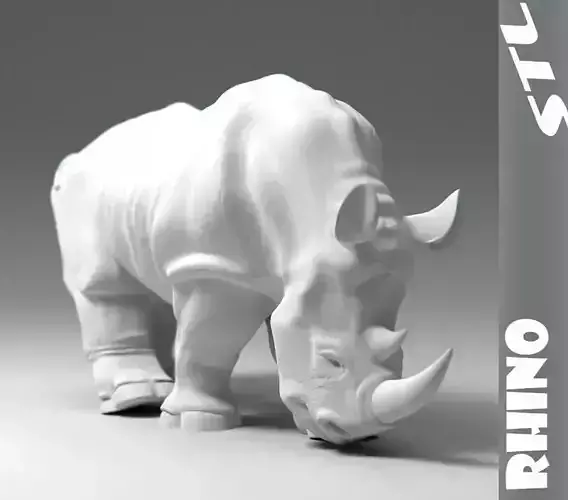 Rhino stl 3D print model
