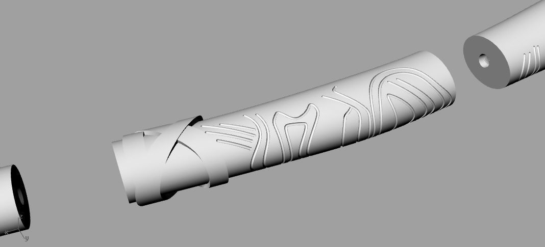 Leviathan Kratos Axe from God of War 3D print model_4