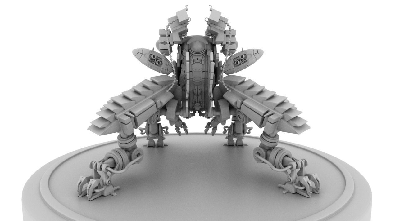 Robot war IV 3D model_4