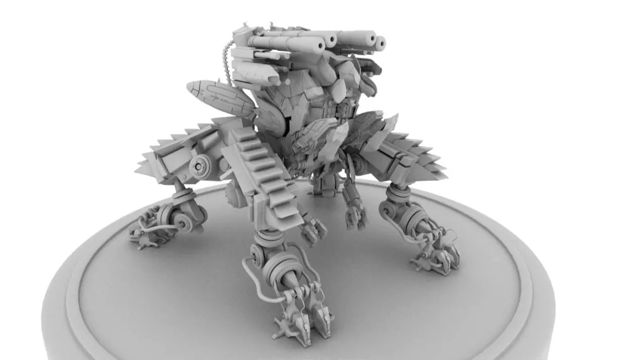 Robot war IV 3D model_0