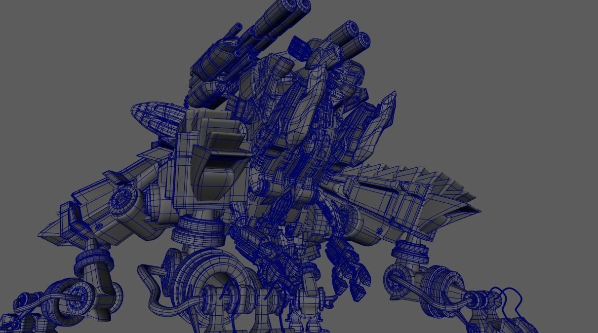 Robot war IV 3D model_8