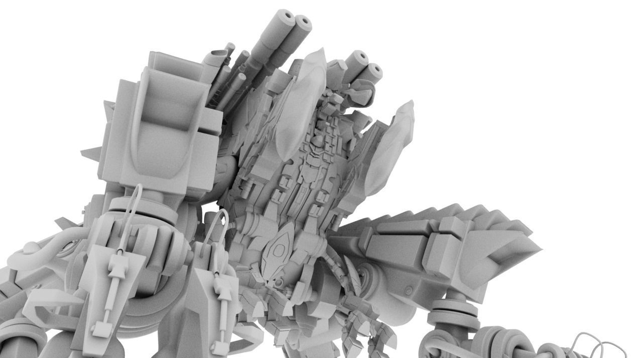 Robot war IV 3D model_1