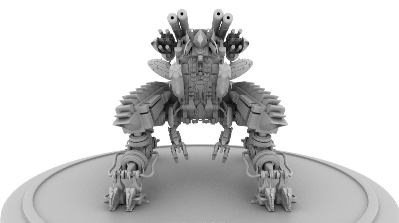 Robot war IV 3D model_2