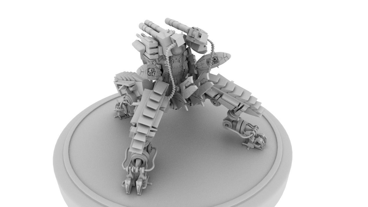 Robot war IV 3D model_3