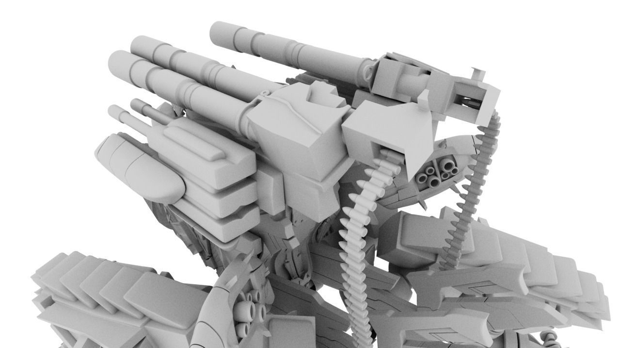 Robot war IV 3D model_5