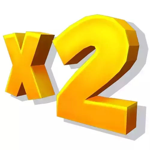 2X Game Collectable Low-poly 3D model