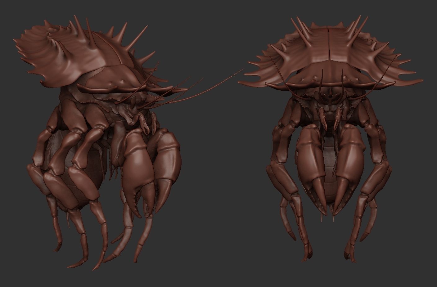 Crab Monster Highpoly
