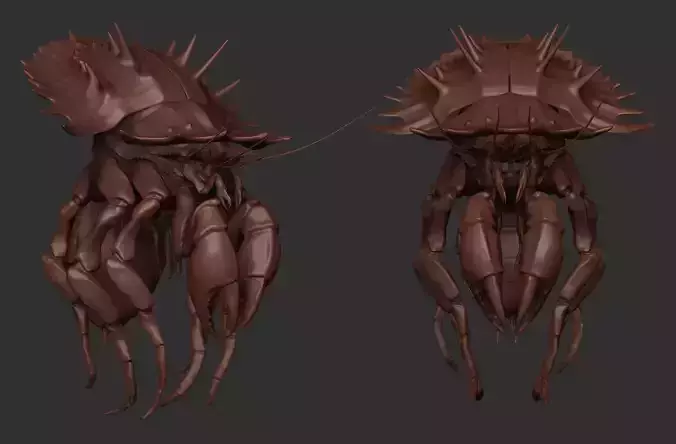 Crab Monster Highpoly