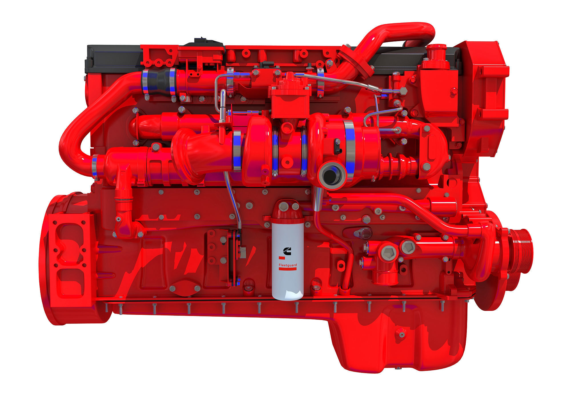 Cummins X15 Truck Engine 3D model_5