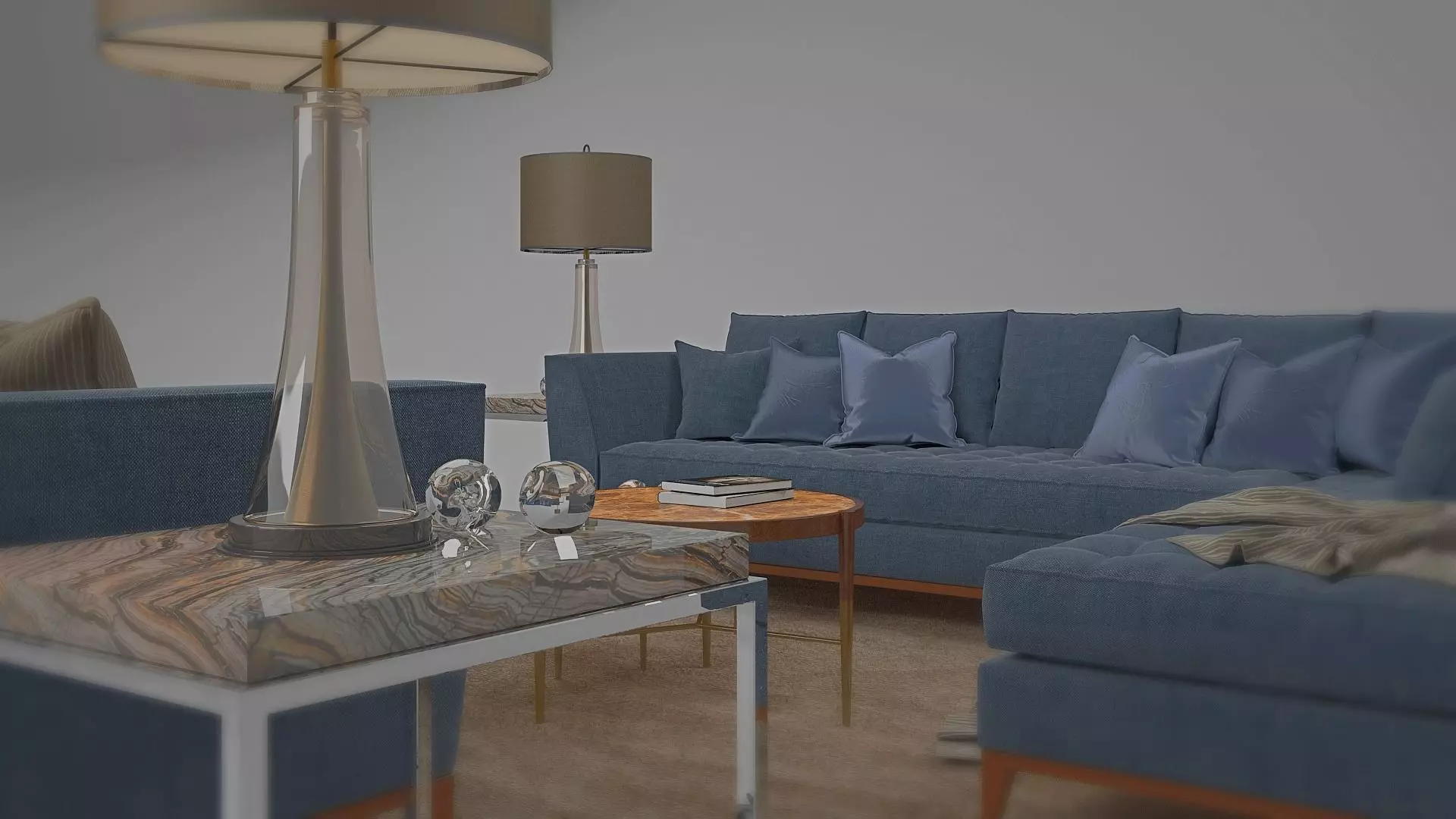tenarchstudio barbican set living room render ready vray  model  3D model_0