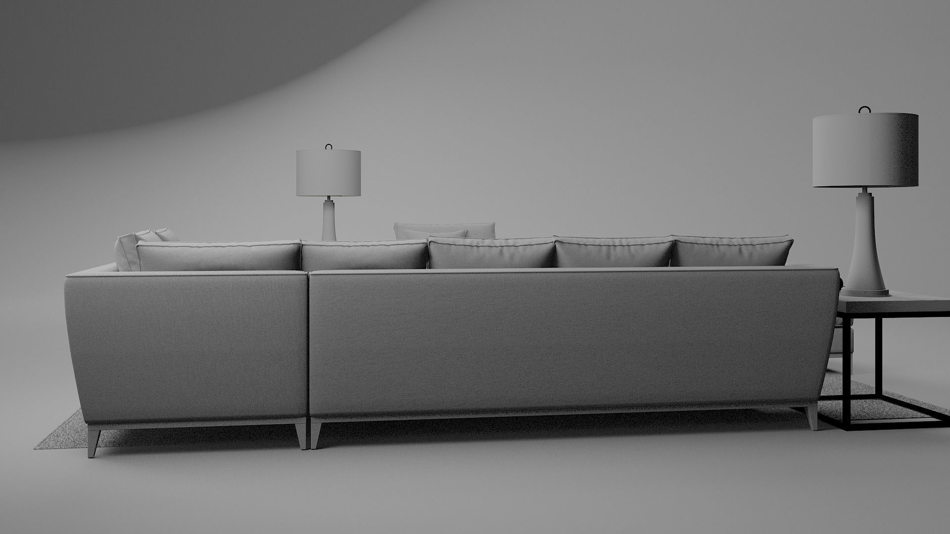 tenarchstudio barbican set living room render ready vray  model  3D model_24