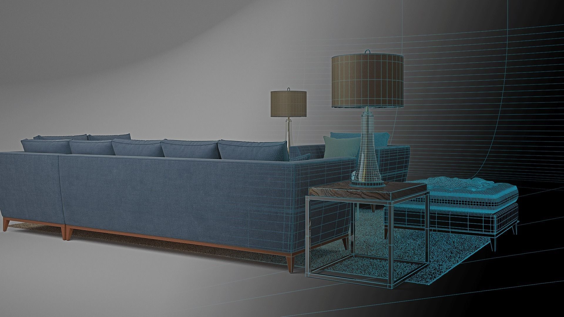 tenarchstudio barbican set living room render ready vray  model  3D model_19