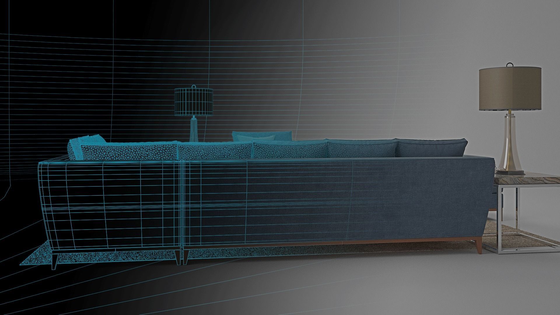 tenarchstudio barbican set living room render ready vray  model  3D model_26