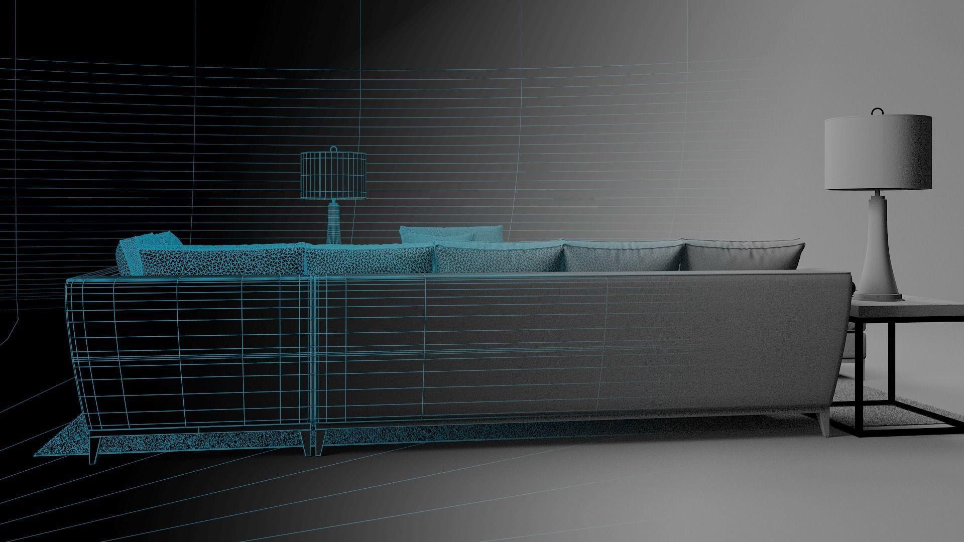 tenarchstudio barbican set living room render ready vray  model  3D model_25