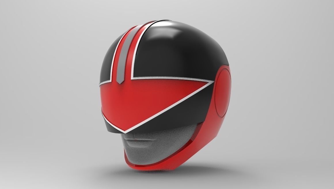 Red Time Force Ranger for 3D Ptinting 3D print model_3