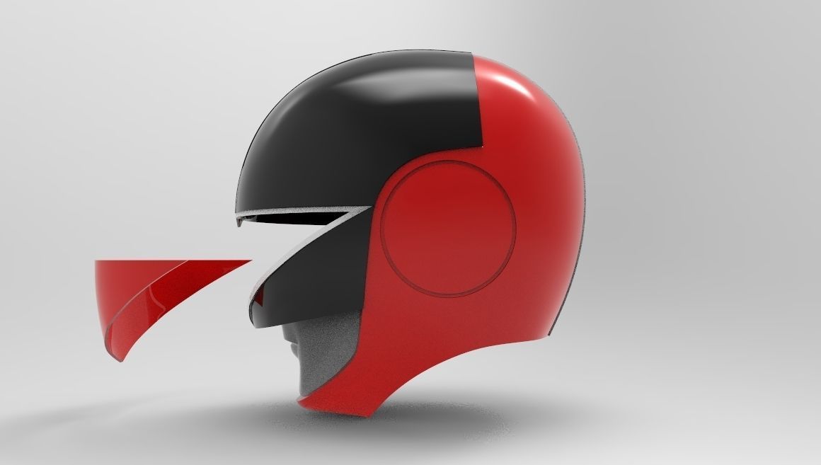 Red Time Force Ranger for 3D Ptinting 3D print model_2