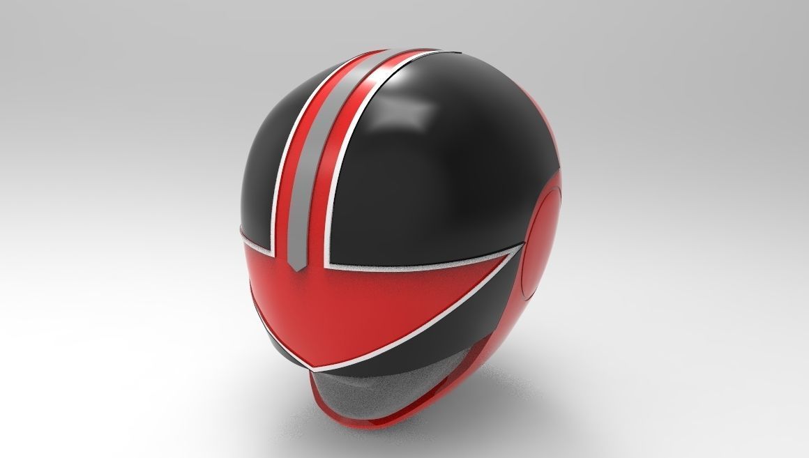 Red Time Force Ranger for 3D Ptinting 3D print model_4