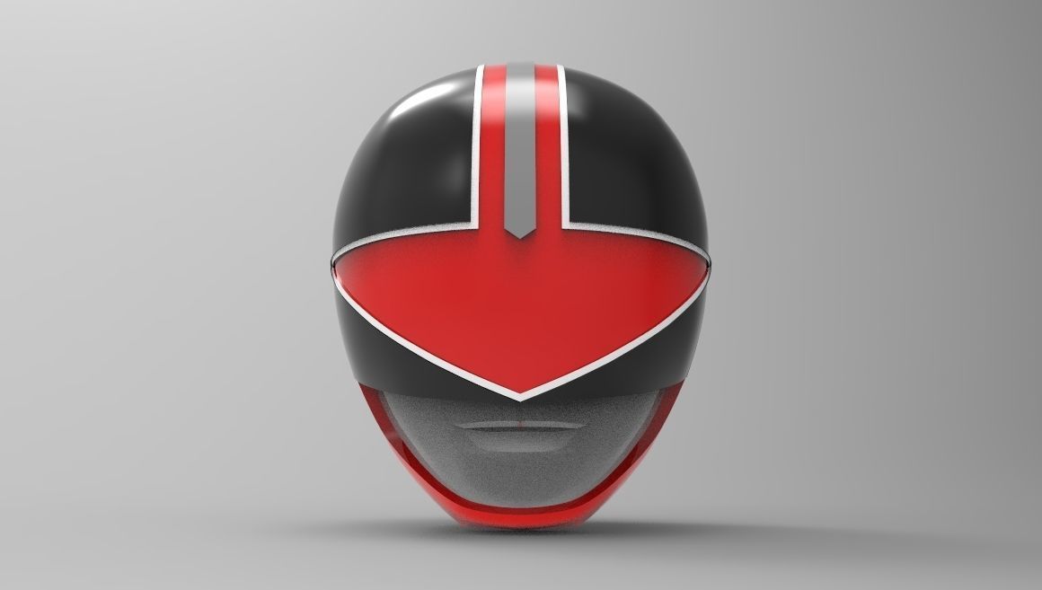 Red Time Force Ranger for 3D Ptinting 3D print model_1