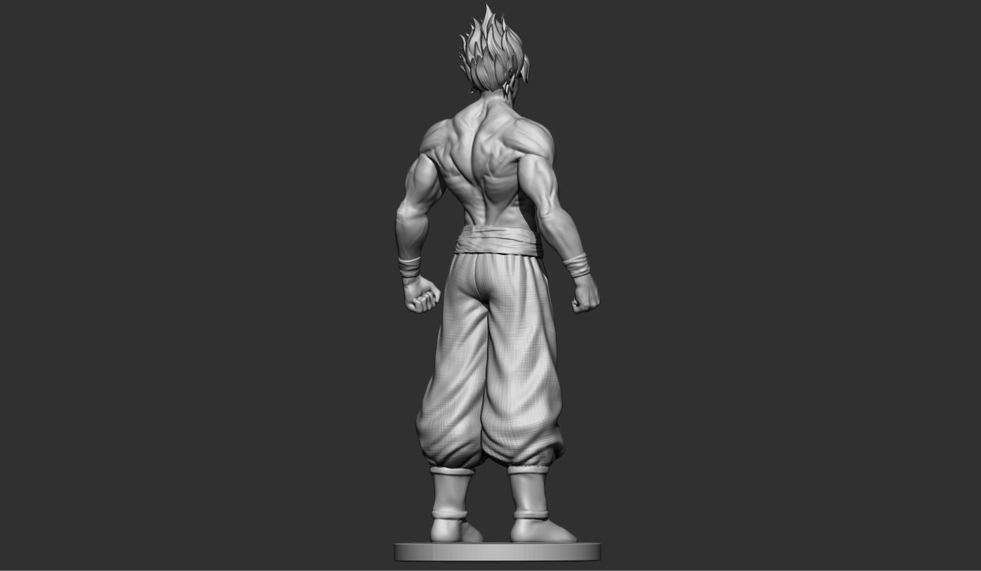 GOKU super saiyan -  Dragonball Super  3D print model_3