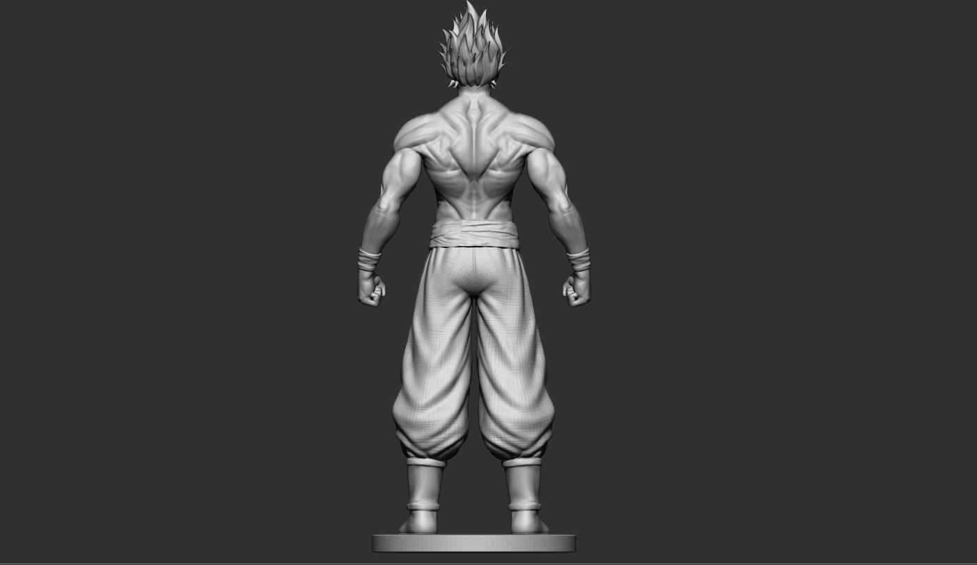 GOKU super saiyan -  Dragonball Super  3D print model_4