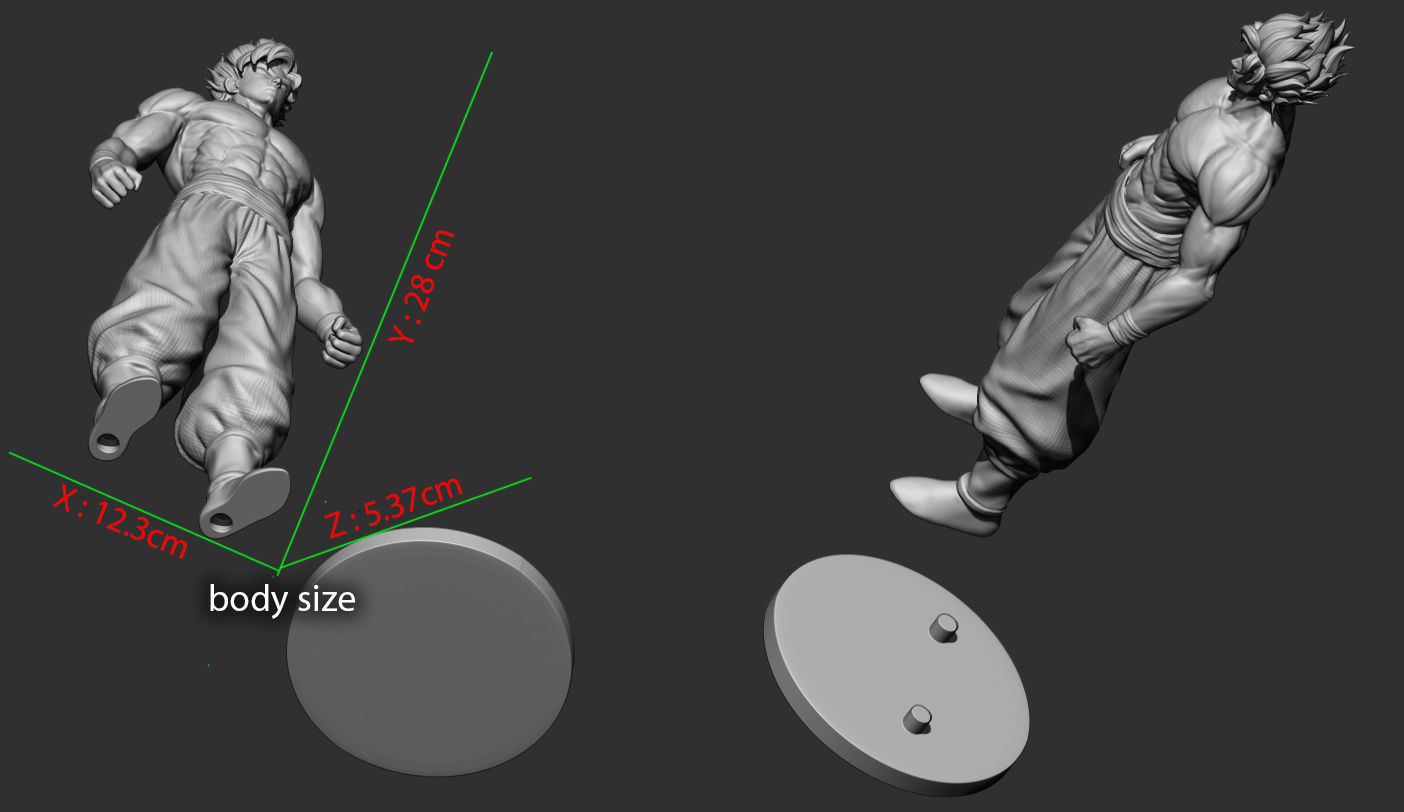 GOKU super saiyan -  Dragonball Super  3D print model_21