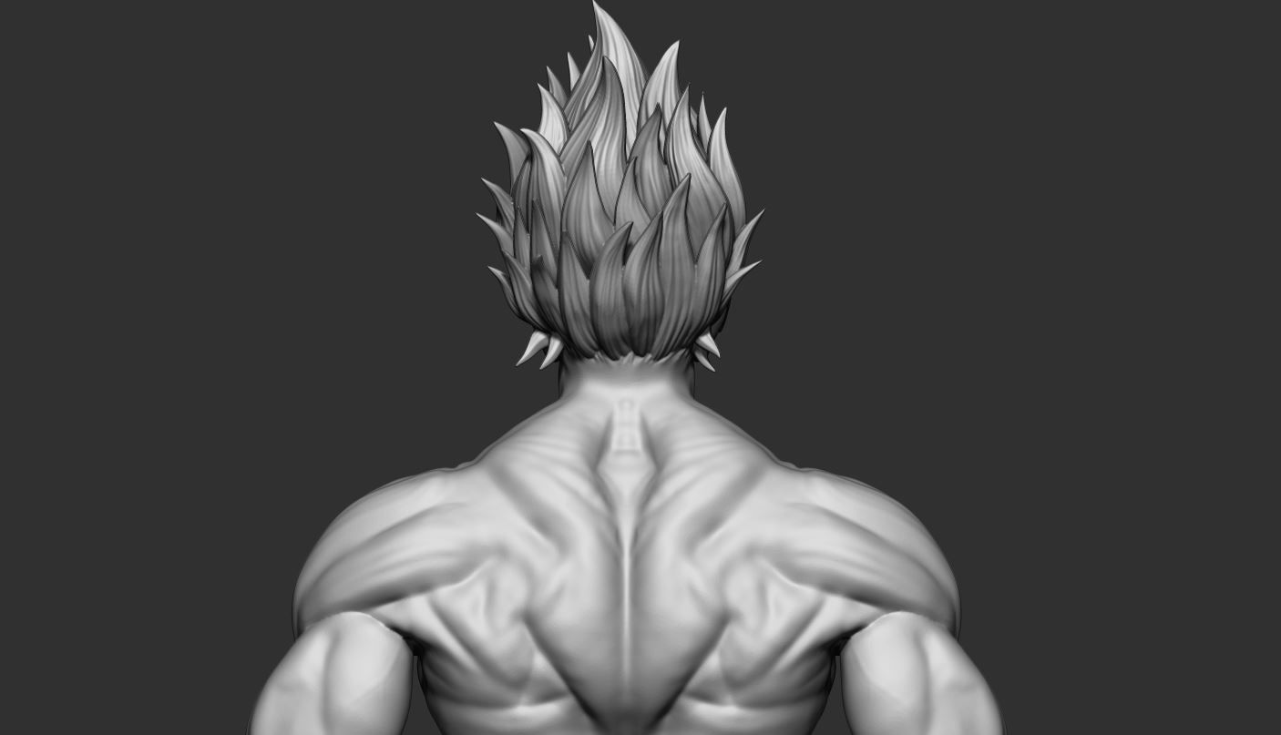GOKU super saiyan -  Dragonball Super  3D print model_15