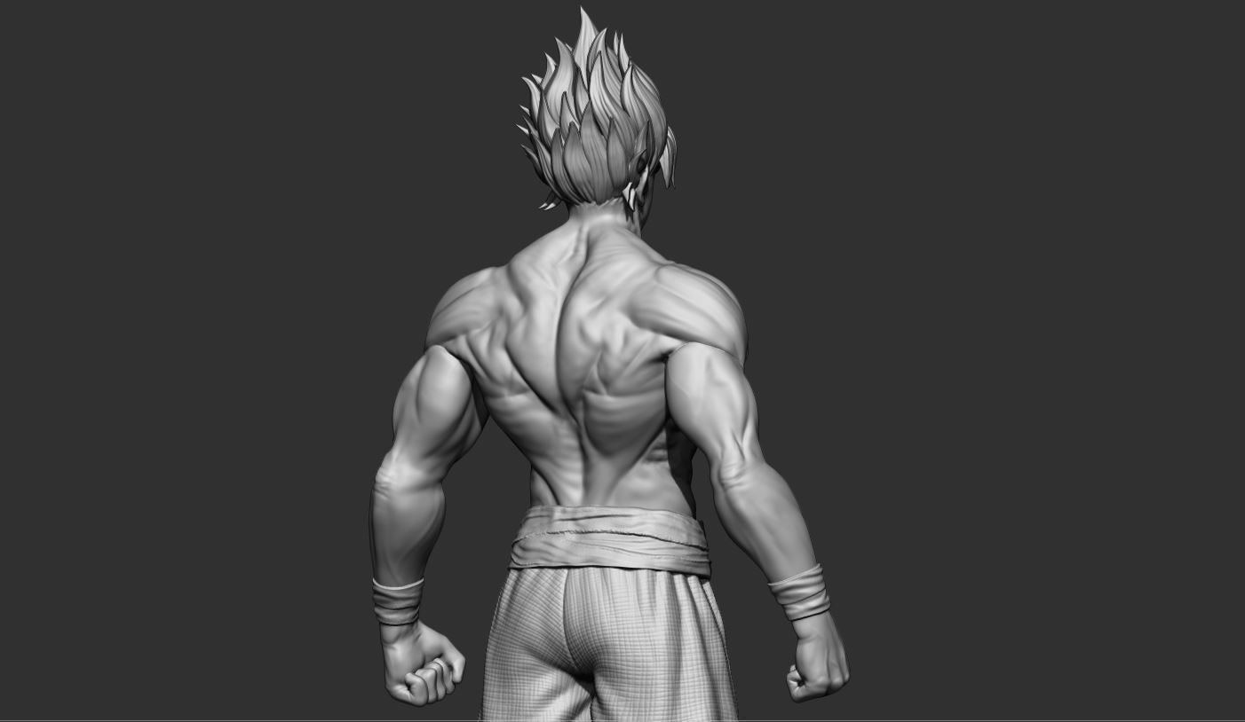 GOKU super saiyan -  Dragonball Super  3D print model_12
